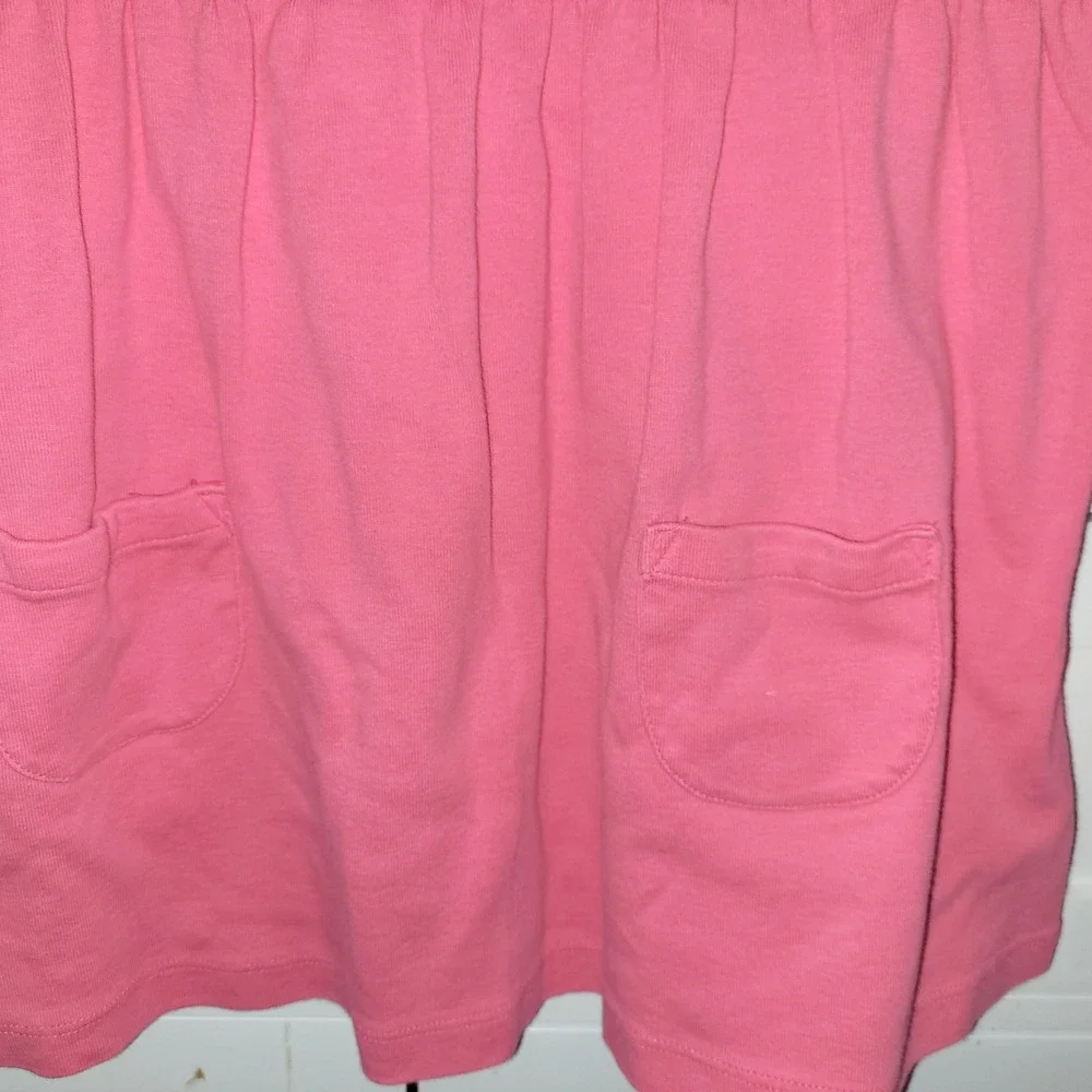 Gymboree Girls Pink Cotton Long Sleeve Turtle Flower Peplum Top Shirt Size 7 y2k